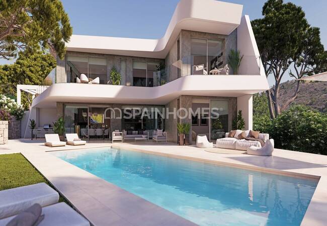 Under Konstruktion Villa Till Salu I Moraira, Alicante