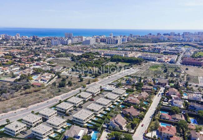 Alicante, San Juan'da İnşaat Halinde Satılık Villalar 1