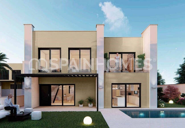 Villas Avec Piscines Privées Et Jardins À Alicante San Juan 1
