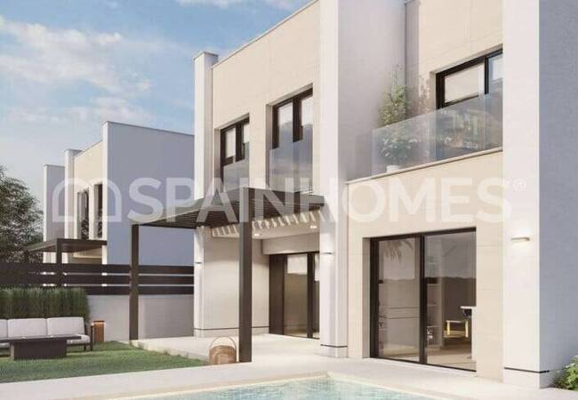 Villas with Private Pools and Gardens in San Juan Alicante 5