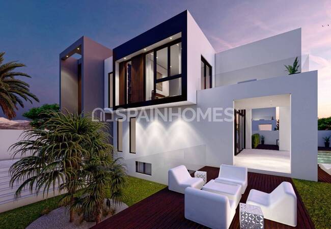 Spacious Detached Villa with Luxe Design in San Juan Alicante