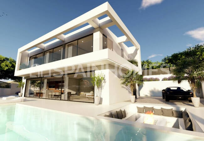 Alicante El Campello'da 3 Odalı Müstakil Villa 1