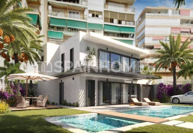 Villa Indépendante Avec Vue Sur La Mer À El Campello Alicante 1