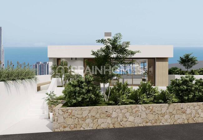 Chalets Con Vistas Al Mar Y A La Ciudad En Finestrat Alicante