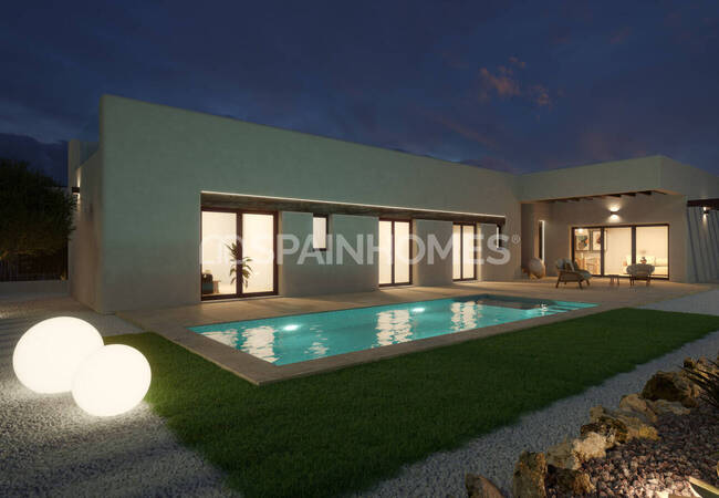 Algorfa'da Teraslı ve Havuzlu Şık Tasarımlı Villalar 3