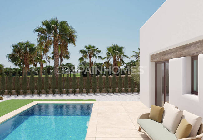 Algorfa'da Teraslı ve Havuzlu Şık Tasarımlı Villalar 1