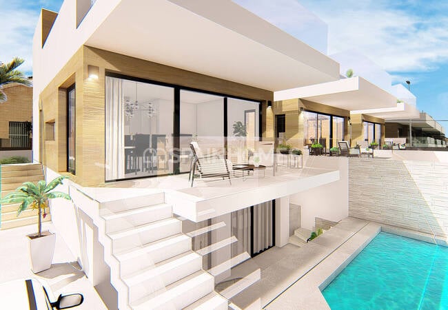 Detached Beachfront Villas with Luxury Design in Torrevieja