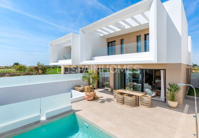 Casas Adosadas Con Piscina En Dolores Alicante 1