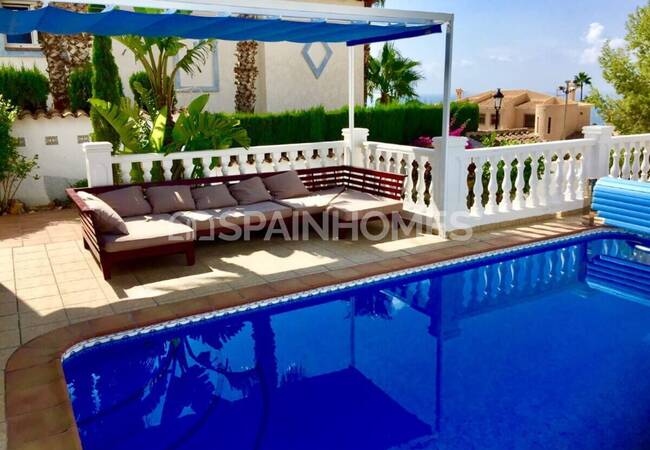 Villa Vue Mer Avec 4 Chambres Et Une Piscine À Altea Alicante 4