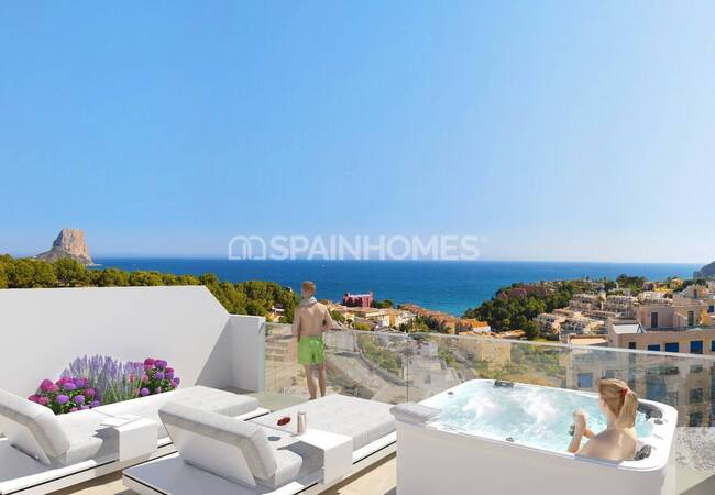 Fastigheter I Ett Gated Community Nära Stranden I Calpe