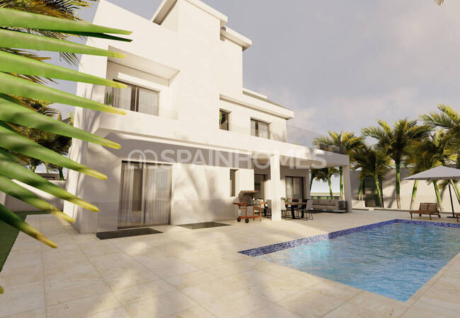 Maison Individuelle Spacieuse Et Élégante Avec Piscine À Alicante 7