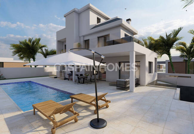 Maison Individuelle Spacieuse Et Élégante Avec Piscine À Alicante 3