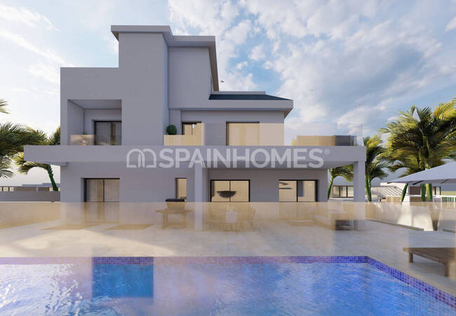 Maison Individuelle Spacieuse Et Élégante Avec Piscine À Alicante 2