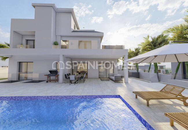 Maison Individuelle Spacieuse Et Élégante Avec Piscine À Alicante 1