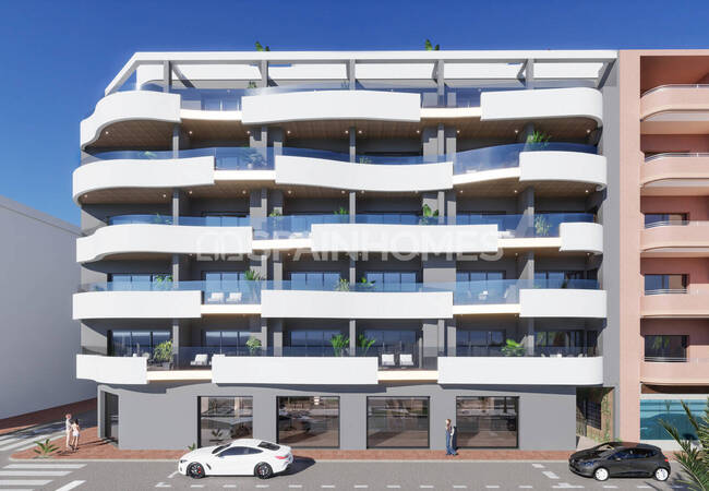 Appartements En Complexe Avec Piscine Sur Le Toit À Torrevieja 3