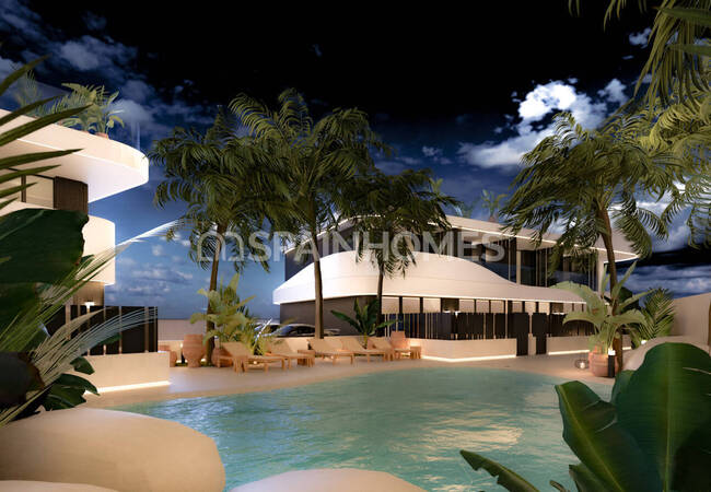 Роскошные виллы с общим бассейном в Ориуэле, Аликанте 9