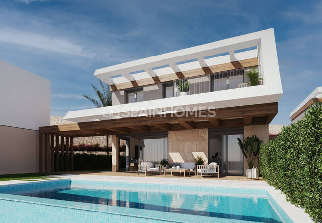 Polop Alicante'de Sakin Bir Konumda 3 Odalı Villalar