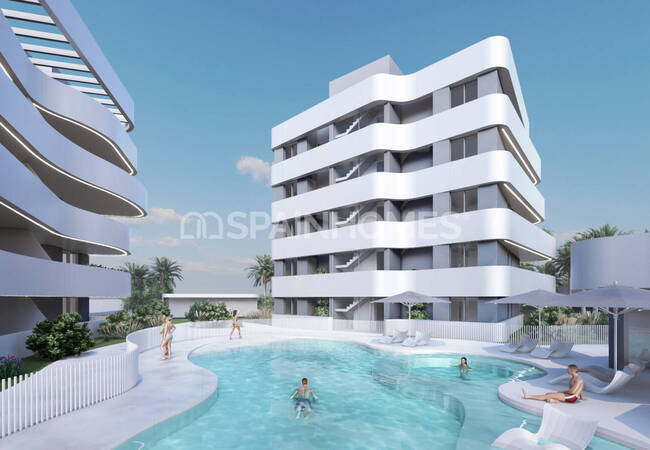 Appartementen In Een Complex Met Zwembad In Guardamar Del Segura