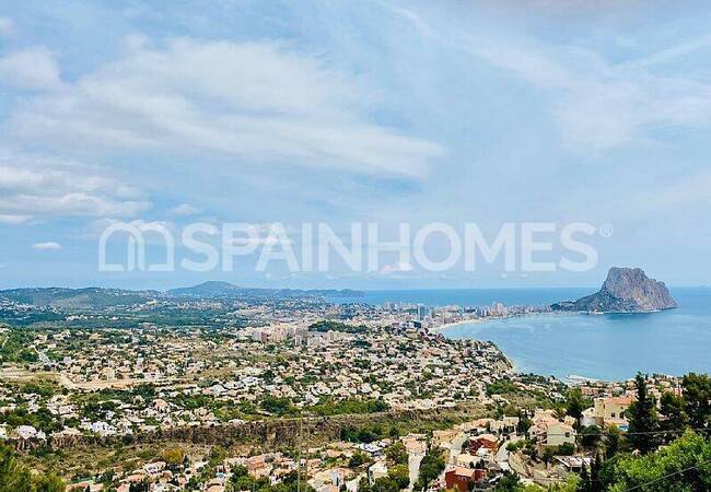 Alicante Calpe'de Deniz Manzaralı 4 Yatak Odalı Ev 5