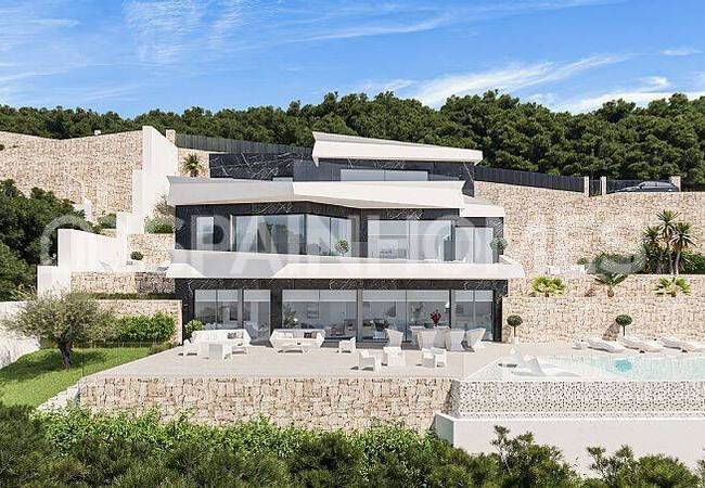 فيلا منفصلة مع مسبح وإطلالات في بينيسا أليكانتي 2