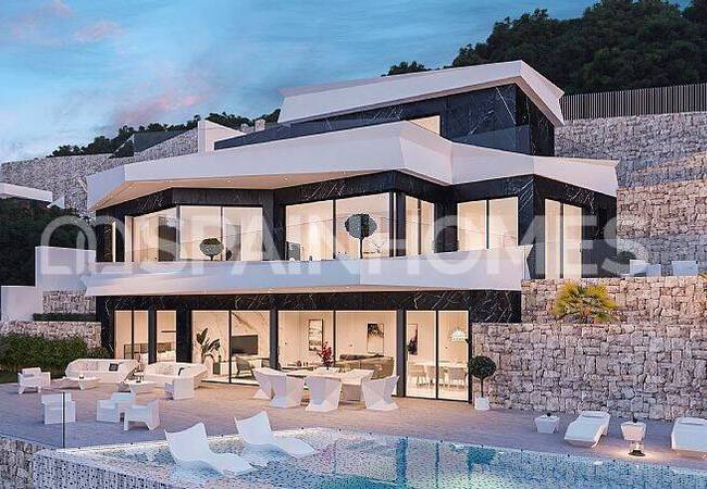 Vrijstaande Villa Met Zwembad En Uitzicht In Benissa Alicante