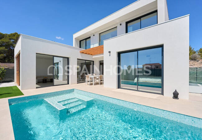 Casas Modernas Con Piscina Privada En Alfaz Del Pi