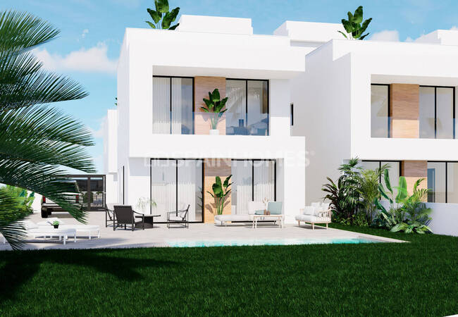 Stilvolle Häuser Mit Pools In Strandnähe In La Zenia Orihuela 1