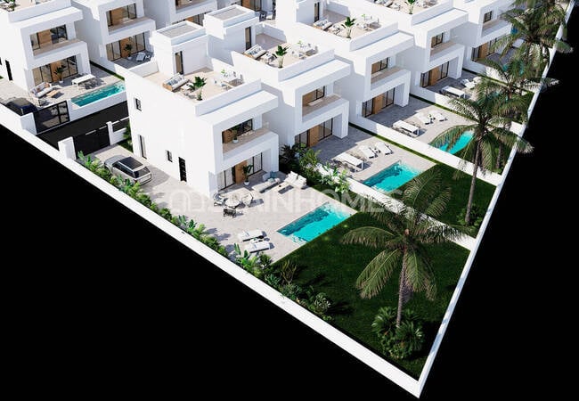 Stilvolle Häuser Mit Pools In Strandnähe In La Zenia Orihuela 6