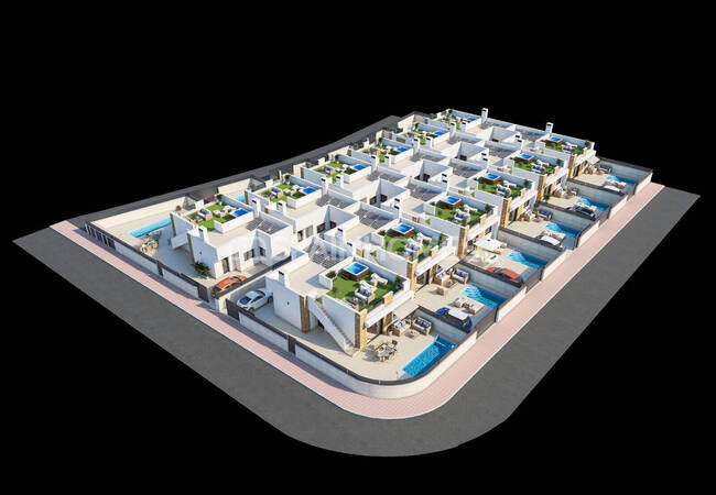 Casas Independientes Con Piscina Privada En Rojales Alicante 5