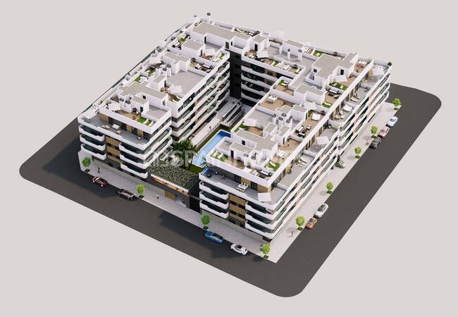 2 and 3-bedroom Real Estate in a Complex in Santa Pola Alicante 2