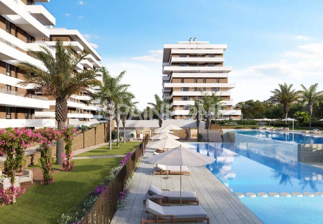 Stylish Flats in a Complex Near the Beach in Alicante Villajoyosa