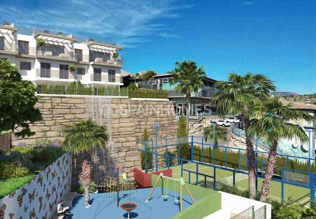 Reihenhäuser In Einem Komplex Mit Pool In Alicante La Nucia 3