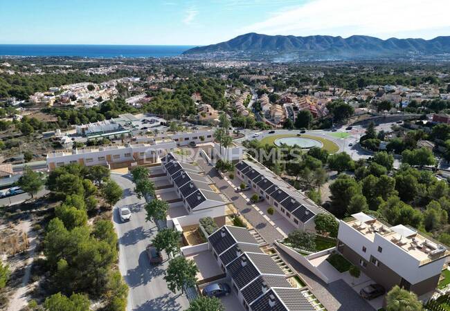 Reihenhäuser In Einem Komplex Mit Pool In Alicante La Nucia 7