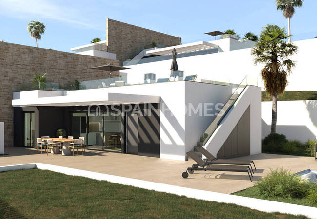 Stylish 3-bedroom Houses with Private Pool in Alicante Mutxamel 2