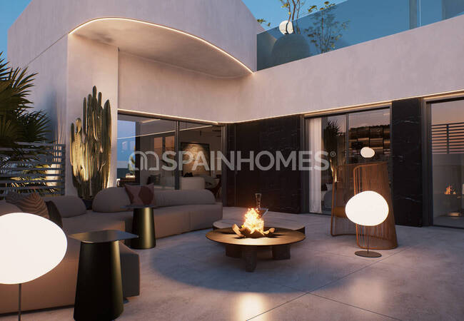 Alicante Rojales'te Özel Havuzlu Bungalov Tarzı Müstakil Evler 15