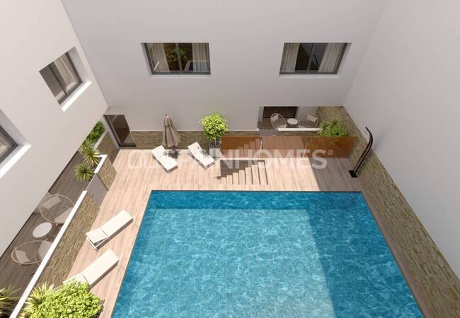 Alicante Torreviej'da Havuzlu Sitede Şık Daireler 15