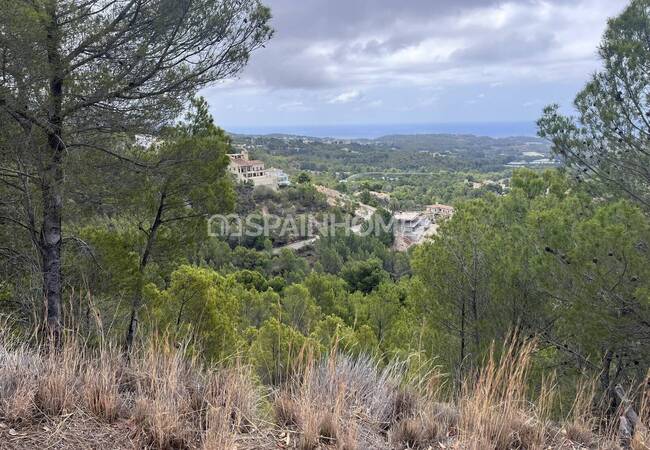 Terrain De 7716 M² Avec Vue Sur La Mer À Altea Costa Blanca 1