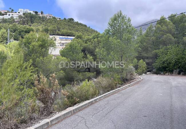 Altea Costa Blanca'da 7716 M² Deniz Manzaralı Arazi 2
