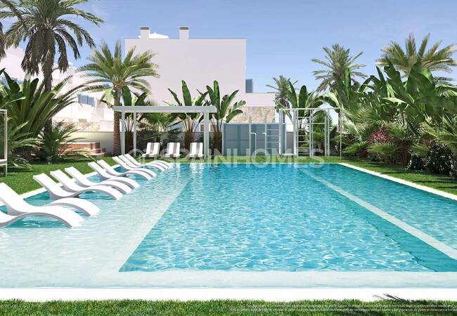 Pilar De La Horadada'da Plaja Yakın Şık Daireler 9