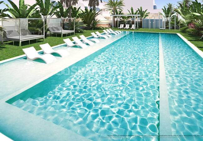 Pilar De La Horadada'da Plaja Yakın Şık Daireler 10