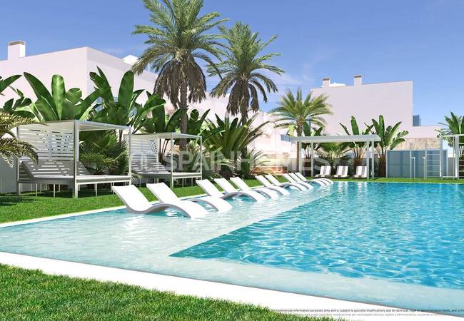 Pilar De La Horadada'da Plaja Yakın Şık Daireler 11