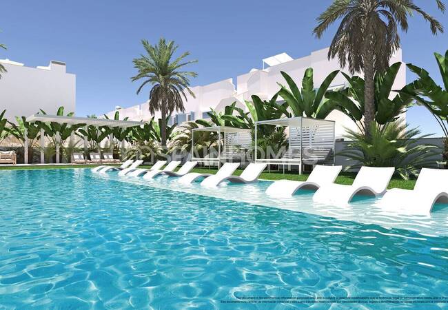 Pilar De La Horadada'da Plaja Yakın Şık Daireler 7