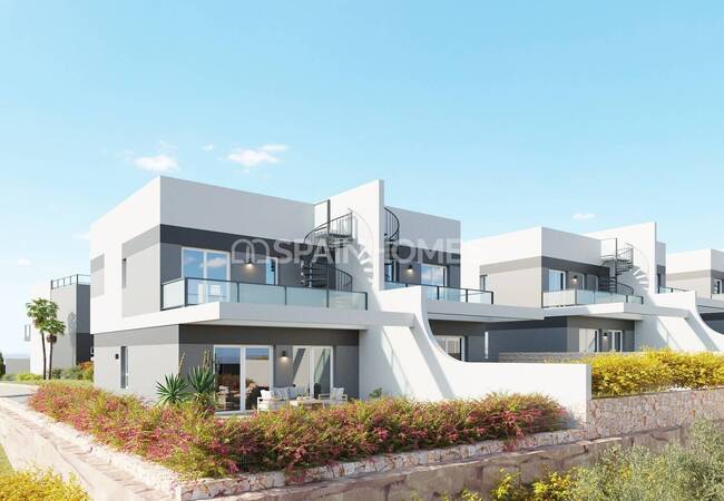 Sea-view Villas in a Complex Near the Beach in Alicante Finestrat 1
