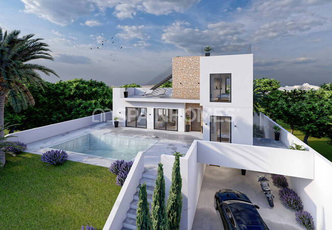 Elegante Villa Mit Privatem Pool In Polop Alicante