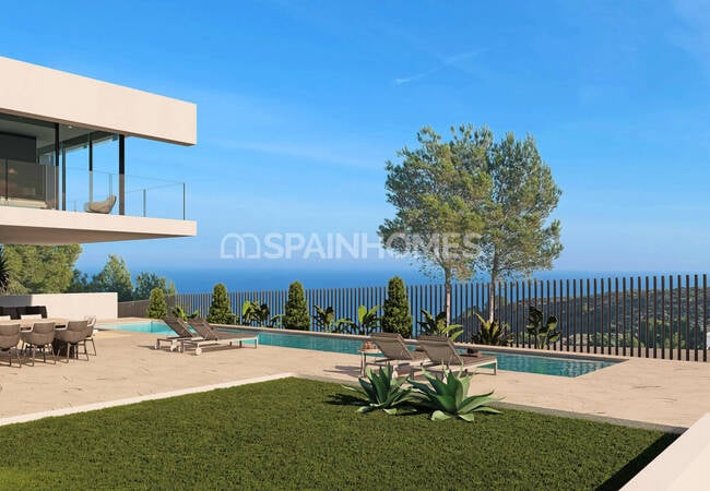 Villa Mit Panoramablick Auf Das Meer In Teulada Alicante