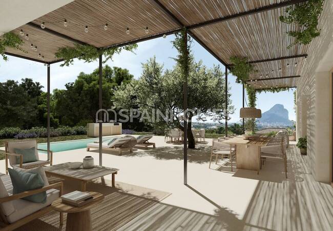 4-bedroom Sea-view House with Private Pool in Alicante Calpe 2