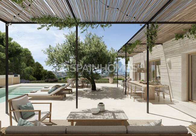 4-bedroom Sea-view House with Private Pool in Alicante Calpe 5