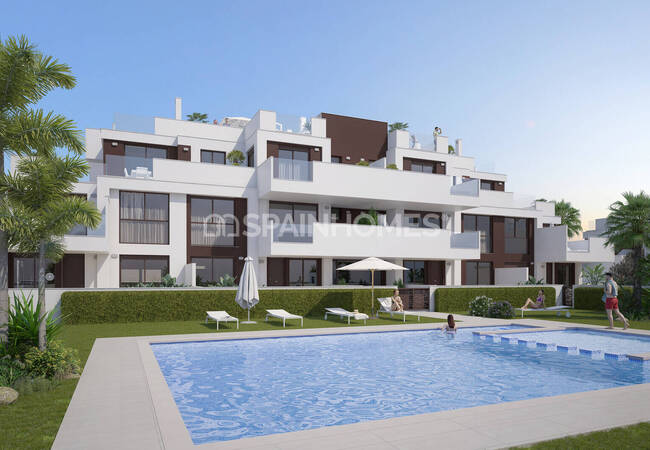 2- Und 3-schlafzimmer-immobilien Mit Pool In Torre De La Horadada