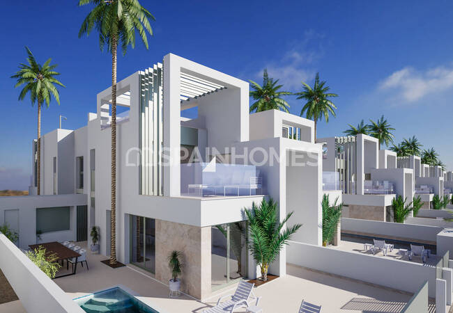 Snygga Parhus Med Privata Pooler I Ciudad Quesada 9