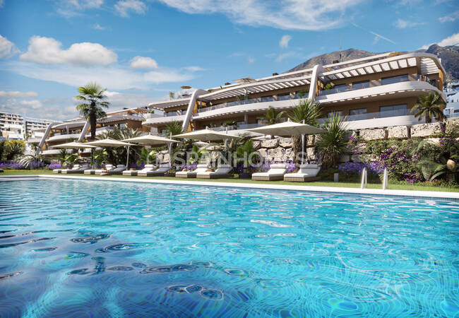 2 and 3-bedroom Golf Flats in a Complex with Pool in Finestrat 2